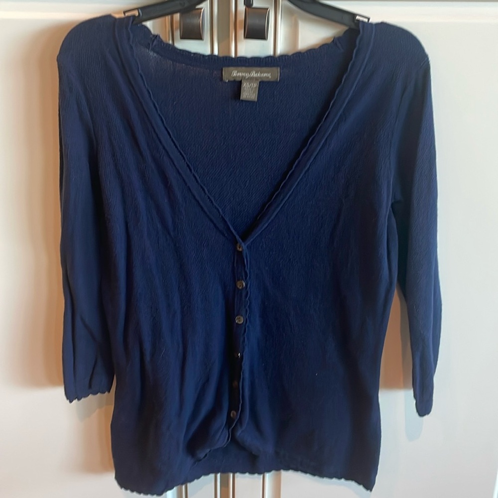 Tommy Bahama Navy Lightweight Cardigan
